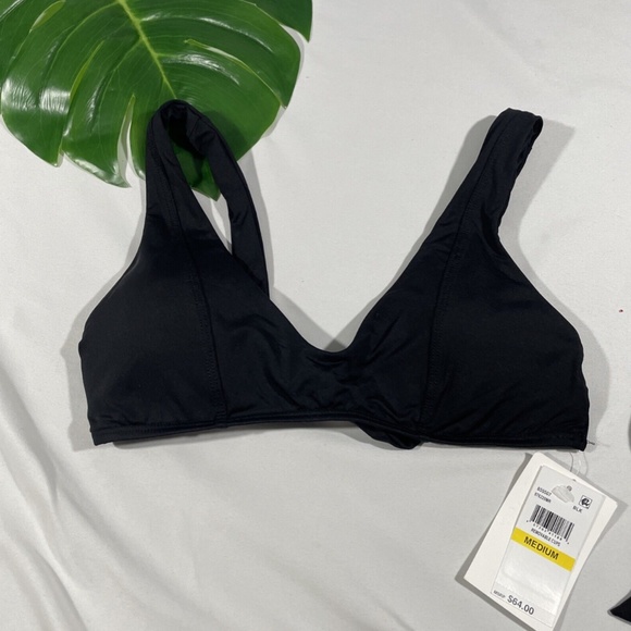 NEW $108 Becca‎ [ Medium ] Color Code Scoop Top + Tab Hipster Bikini Bottom - Picture 4 of 16